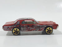 2003 Hot Wheels HW Anime '68 Mercury Cougar Quyen Dark Orange Red Die Cast Toy Muscle Car Vehicle