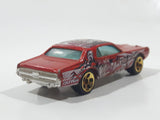 2003 Hot Wheels HW Anime '68 Mercury Cougar Quyen Dark Orange Red Die Cast Toy Muscle Car Vehicle