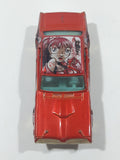 2003 Hot Wheels HW Anime '68 Mercury Cougar Quyen Dark Orange Red Die Cast Toy Muscle Car Vehicle