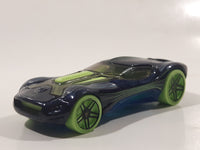 2014 Hot Wheels HW Race: Thrill Racers HW-40 Blue Die Cast Toy Car Vehicle