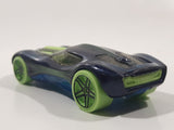 2014 Hot Wheels HW Race: Thrill Racers HW-40 Blue Die Cast Toy Car Vehicle