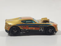 2012 Hot Wheels HW Code Cars Twinduction Gold Die Cast Toy Car Vehicle