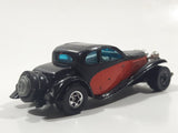 1981 Hot Wheels '37 Bugatti Black Red Die Cast Toy Classic Luxury Car Vehicle