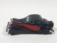 1981 Hot Wheels '37 Bugatti Black Red Die Cast Toy Classic Luxury Car Vehicle