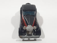 1981 Hot Wheels '37 Bugatti Black Red Die Cast Toy Classic Luxury Car Vehicle