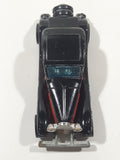 1981 Hot Wheels '37 Bugatti Black Red Die Cast Toy Classic Luxury Car Vehicle