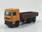 Yatming No. 2300 DAF 95 Truck Yellow and Brown Die Cast Toy Car Vehicle