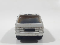 1999 Matchbox Sea Explorer Nissan Prairie Van White Die Cast Toy Race Car Vehicle