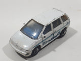 1999 Matchbox Sea Explorer Nissan Prairie Van White Die Cast Toy Race Car Vehicle