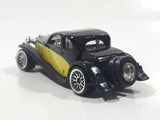 1999 Hot Wheels '37 Bugatti Black Die Cast Toy Classic Luxury Car Vehicle