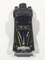 1999 Hot Wheels '37 Bugatti Black Die Cast Toy Classic Luxury Car Vehicle