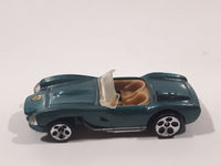 1996 Hot Wheels Ferrari 250 Metallic Metalflake Dark Green Die Cast Toy Car Vehicle