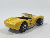 1991 Hot Wheels Ferrari 250 Yellow Die Cast Toy Car Vehicle