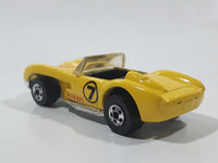 1991 Hot Wheels Ferrari 250 Yellow Die Cast Toy Car Vehicle