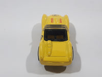 1995 Hot Wheels Ferrari 250 Yellow Die Cast Toy Car Vehicle