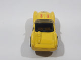 1995 Hot Wheels Ferrari 250 Yellow Die Cast Toy Car Vehicle