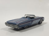 2003 Hot Wheels '63 T-Bird Metalflake Blue Grey Convertible Die Cast Toy Car Vehicle