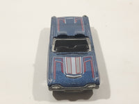 2003 Hot Wheels '63 T-Bird Metalflake Blue Grey Convertible Die Cast Toy Car Vehicle