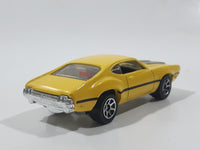 1995 Hot Wheels Olds 442 W-30 Yellow Die Cast Toy Car Vehicle