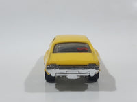 1995 Hot Wheels Olds 442 W-30 Yellow Die Cast Toy Car Vehicle