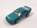 1998 Hot Wheels Camaro Z28 Metalflake Aqua Green Die Cast Toy Car Vehicle