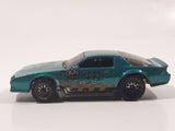 1999 Hot Wheels Camaro Z28 Metalflake Aqua Green Die Cast Toy Car Vehicle