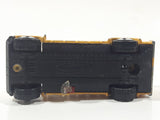 2001 Matchbox City Dudes School Bus "Burton Hill Elementary" Buffalos Yellow Die Cast Toy Car Vehicle with Opening Door