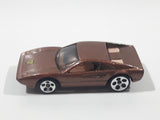 1998 Hot Wheels Racebait 308 Ferrari Metalflake Brown Die Cast Toy Car Vehicle