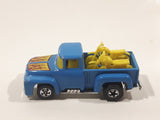 1979 Hot Wheels '56 Hi-Tail Hauler Dark Blue Enamel Ford Pickup Truck Die Cast Toy Car Vehicle - Hong Kong