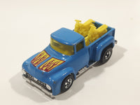 1979 Hot Wheels '56 Hi-Tail Hauler Dark Blue Enamel Ford Pickup Truck Die Cast Toy Car Vehicle - Hong Kong