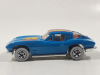 1993 Hot Wheels Corvette Stingray Split Window '63 Blue Die Cast Toy Car Vehicle