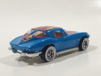 1993 Hot Wheels Corvette Stingray Split Window '63 Blue Die Cast Toy Car Vehicle