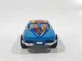 1993 Hot Wheels Corvette Stingray Split Window '63 Blue Die Cast Toy Car Vehicle