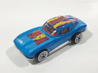 1993 Hot Wheels Corvette Stingray Split Window '63 Blue Die Cast Toy Car Vehicle