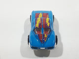 1993 Hot Wheels Corvette Stingray Split Window '63 Blue Die Cast Toy Car Vehicle