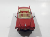 2000 New Ray 1955 Cadillac Eldorado Convertible Red Toy Car Vehicle