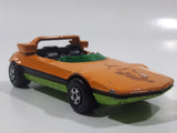 Vintage 1971 Lesney Matchbox Super Kings No. K-31 Bertone Runabout Orange and Green Die Cast Toy Car Vehicle
