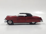 Yatming Road Tough Classic Runners No. 8802 Cadillac Red 1/43 Scale Die Cast Toy Car Vehicle with Opening Doors