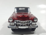 Yatming Road Tough Classic Runners No. 8802 Cadillac Red 1/43 Scale Die Cast Toy Car Vehicle with Opening Doors