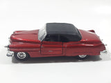 Yatming Road Tough Classic Runners No. 8802 Cadillac Red 1/43 Scale Die Cast Toy Car Vehicle with Opening Doors