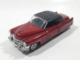 Yatming Road Tough Classic Runners No. 8802 Cadillac Red 1/43 Scale Die Cast Toy Car Vehicle with Opening Doors