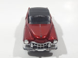 Yatming Road Tough Classic Runners No. 8802 Cadillac Red 1/43 Scale Die Cast Toy Car Vehicle with Opening Doors