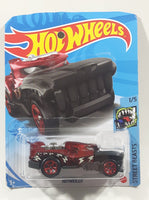 2021 Hot Wheels Street Beasts Hotweiler Red and Black Die Cast Toy Car Vehicle New in CUT Package