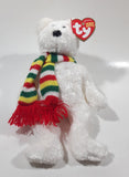 2005 Ty Beanie Babies Flurry The Bear 8" Stuffed Plush Toy New with Tags
