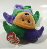 2007 Ty Beanie Babies April Fool The Jester Bear 9" Stuffed Plush Toy New with Tags