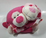 2005 Ty Beanie Babies Romeo & Juliet Pink Hugging Bears 6" Stuffed Plush Toy New with Tags