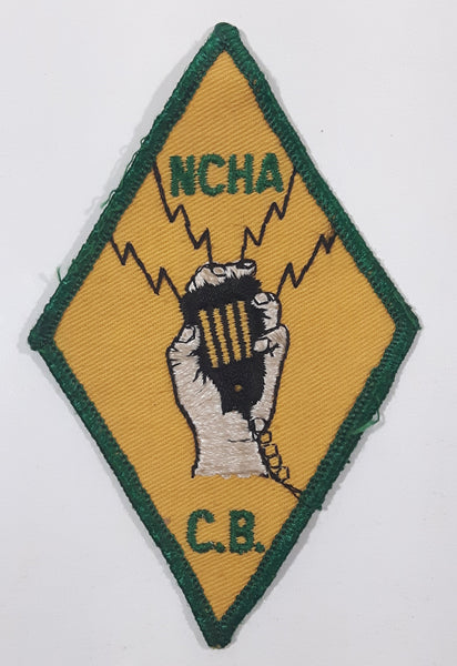 Vintage NCHA National Campers and Hikers Association Amateur C.B. Radio Fabric Embroidered Patch Badge