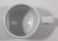 White Castle System Restaurant 'Buy em by the Sack' White 2 7/8" Tall Ceramic Coffee Mug Cup with Ash Tray Bottom