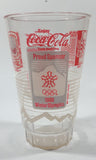 1988 Coca Cola Calgary Winter Olympic Games Proud Sponsor History 5 1/2" Tall Plastic Cup