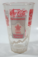 1988 Coca Cola Calgary Winter Olympic Games Proud Sponsor History 5 1/2" Tall Plastic Cup